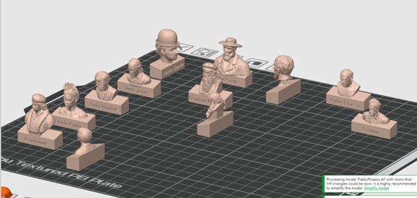 Kunstenaars 3D print