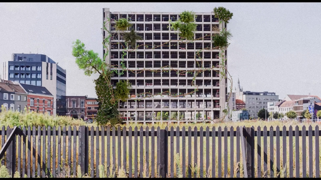 Gebouw 3D animatie